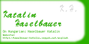 katalin haselbauer business card